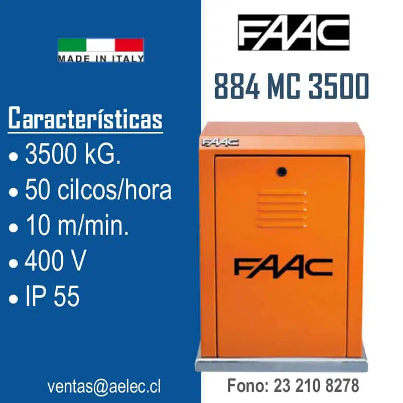 FAAC 884 MC 3500 KG
