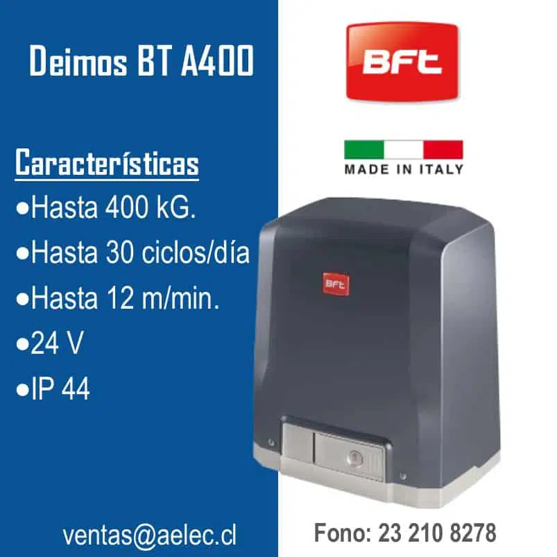 BFT Deimos BT A400 kG