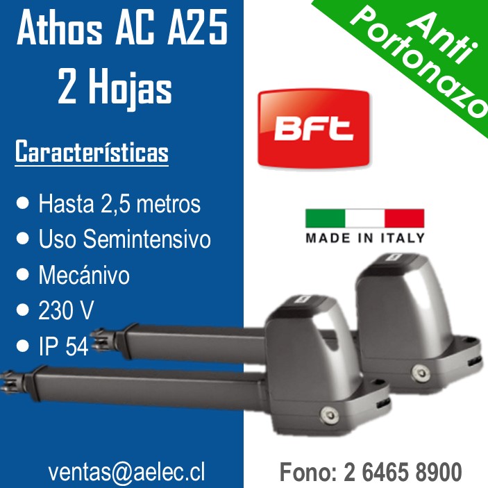 BFT Athos AC A25 2H