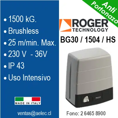 ROGER TECH BG30/1504/HS