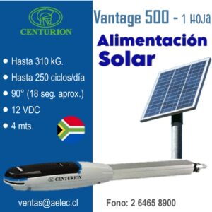 CENTURION Vantage 500 1 Hoja Solar