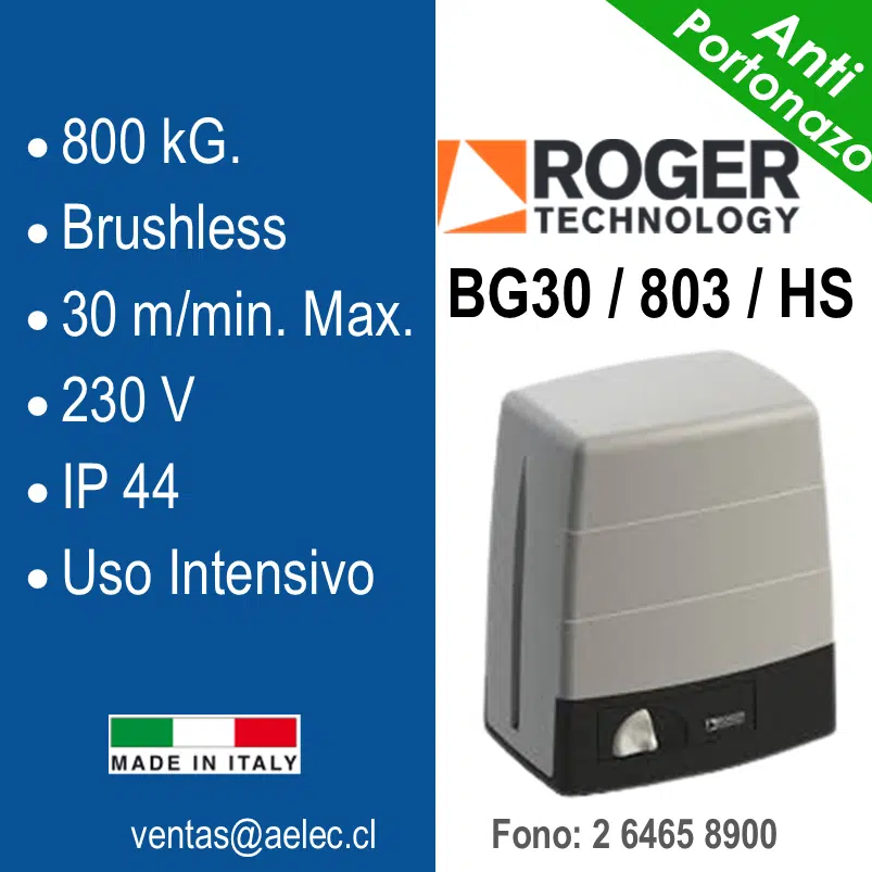 ROGER TECHNOLOGY BG30-803-HS