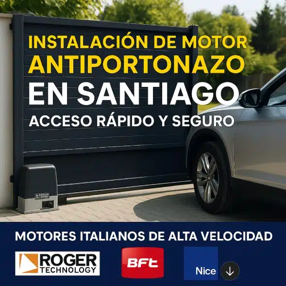 Instalación Motor Antiportonazo en Santiago