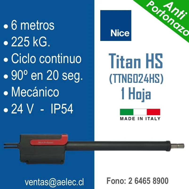 NICE Titan TTN6024HS 1H